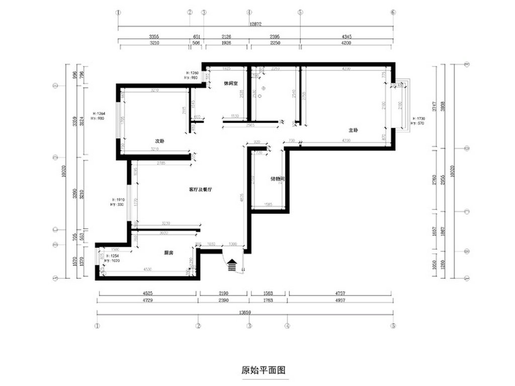 原始平面图