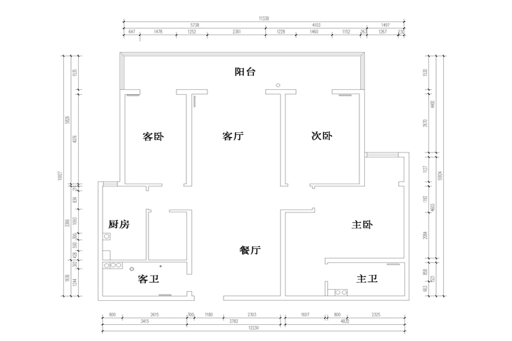 原始平面图