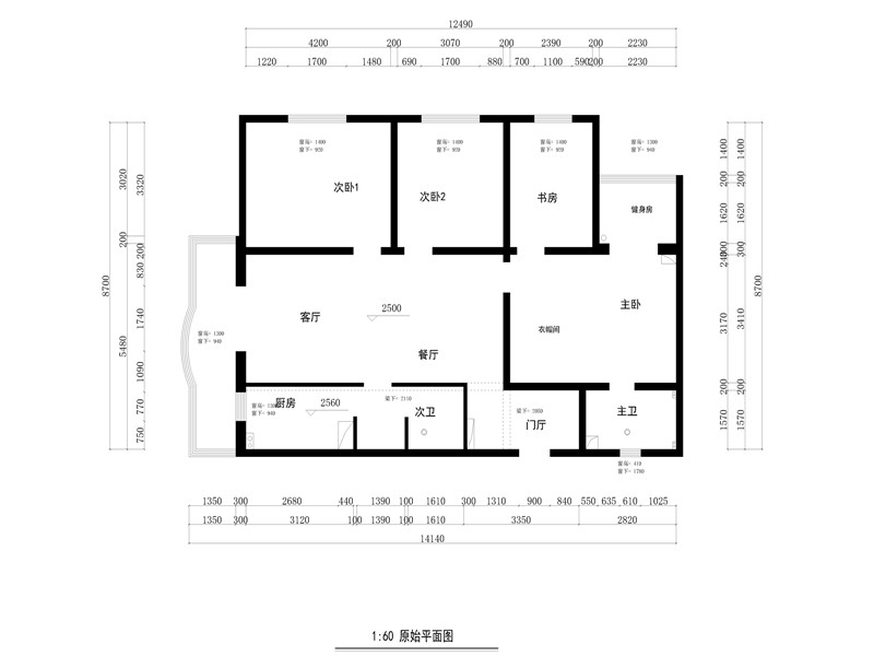 原始平面图