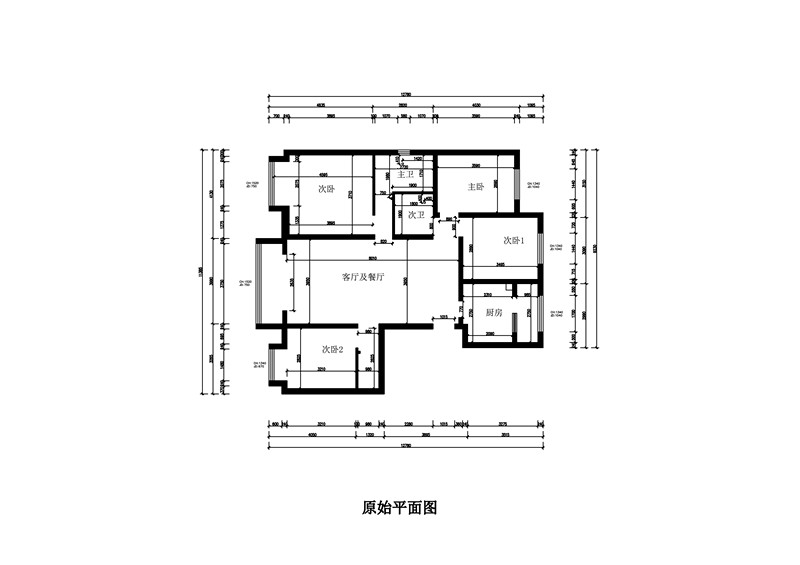 原始平面图