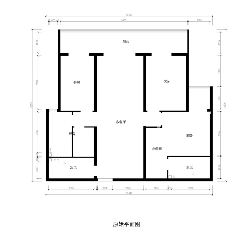 原始平面图