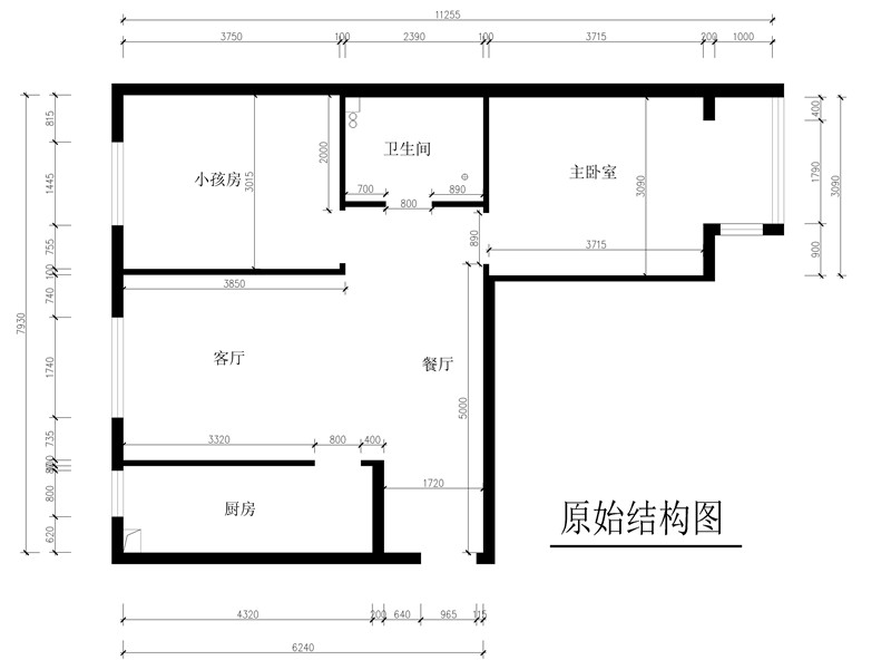 原始平面图