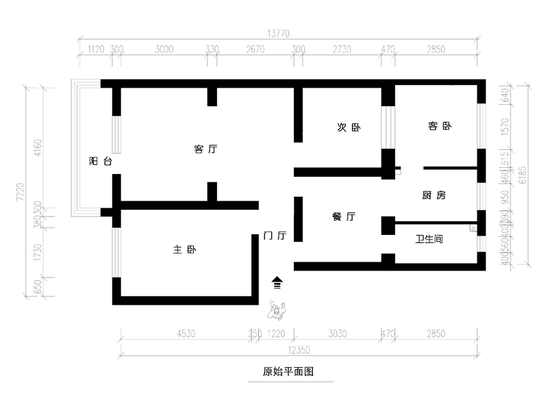 原始平面图