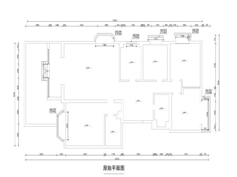 原始平面图