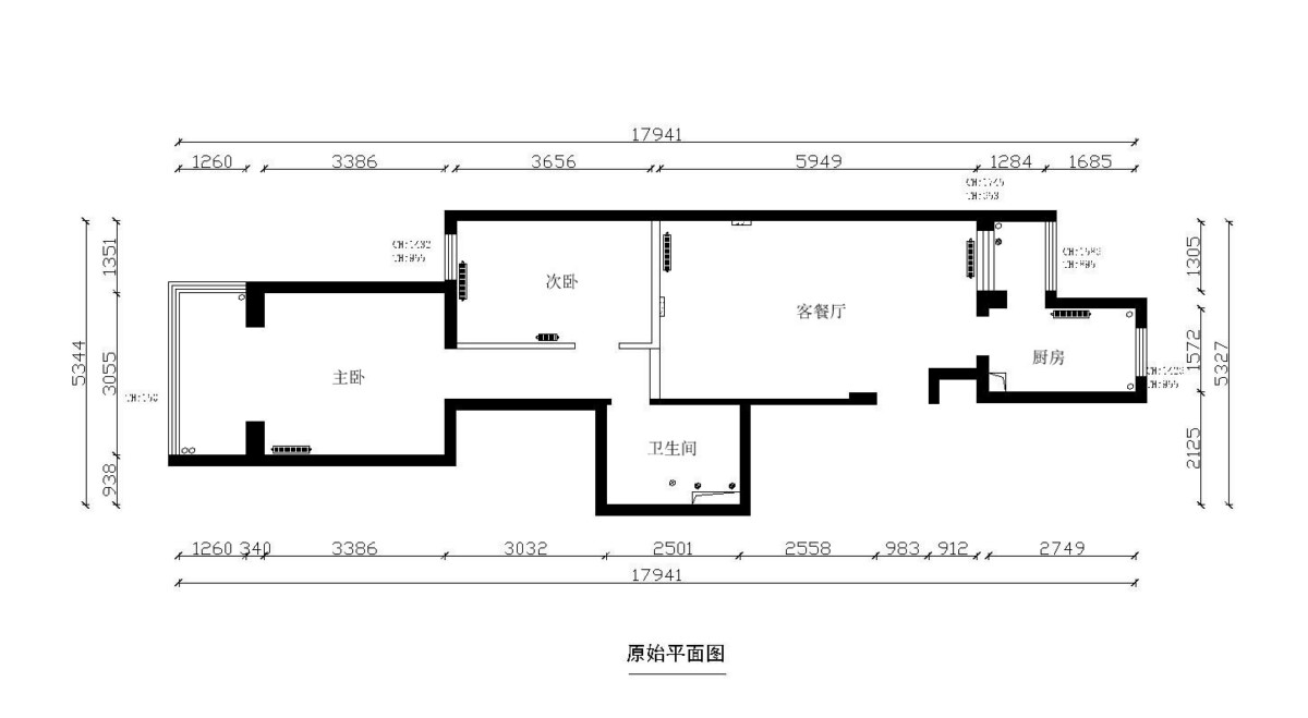 原始平面图