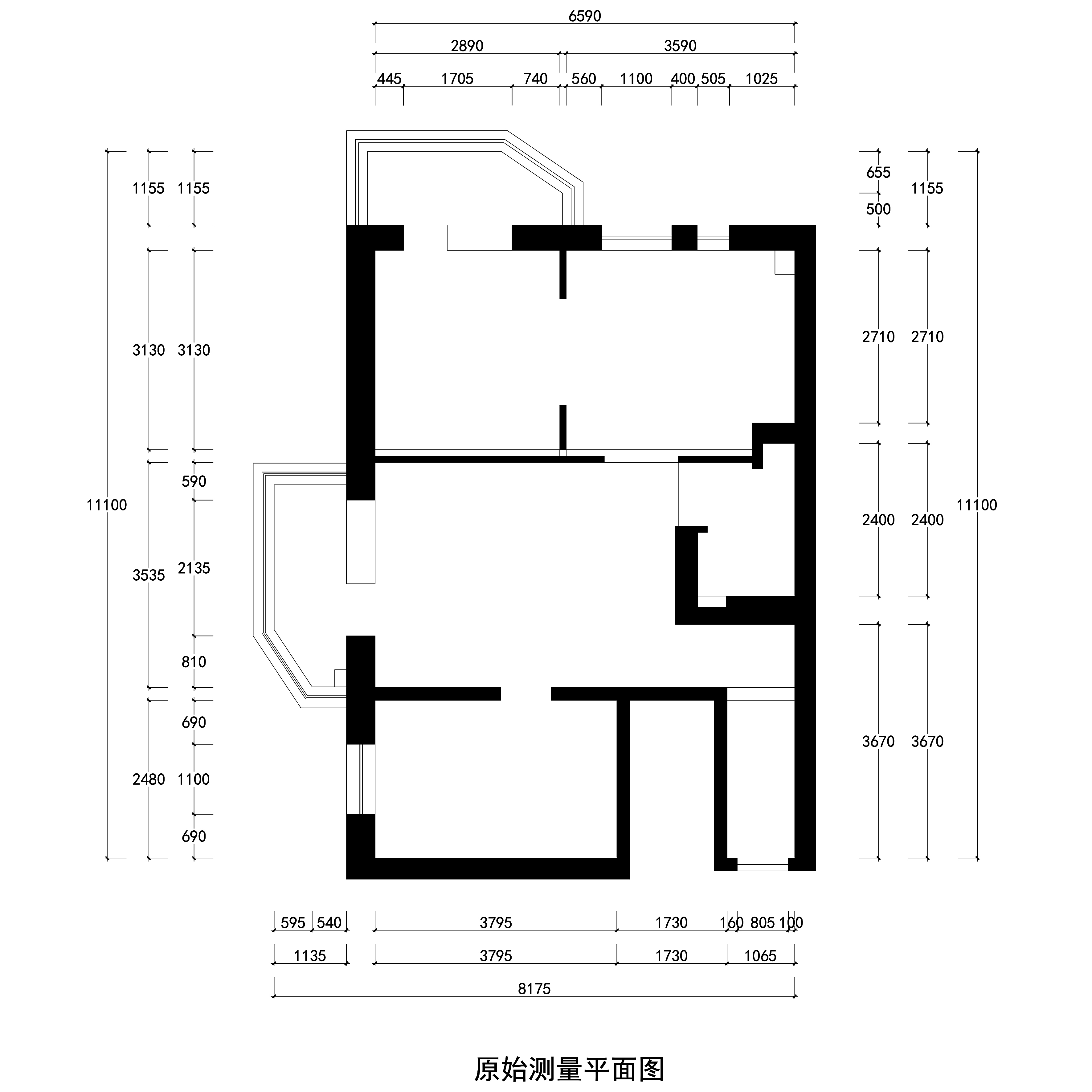 原始平面图