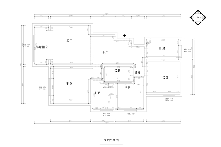 原始平面图