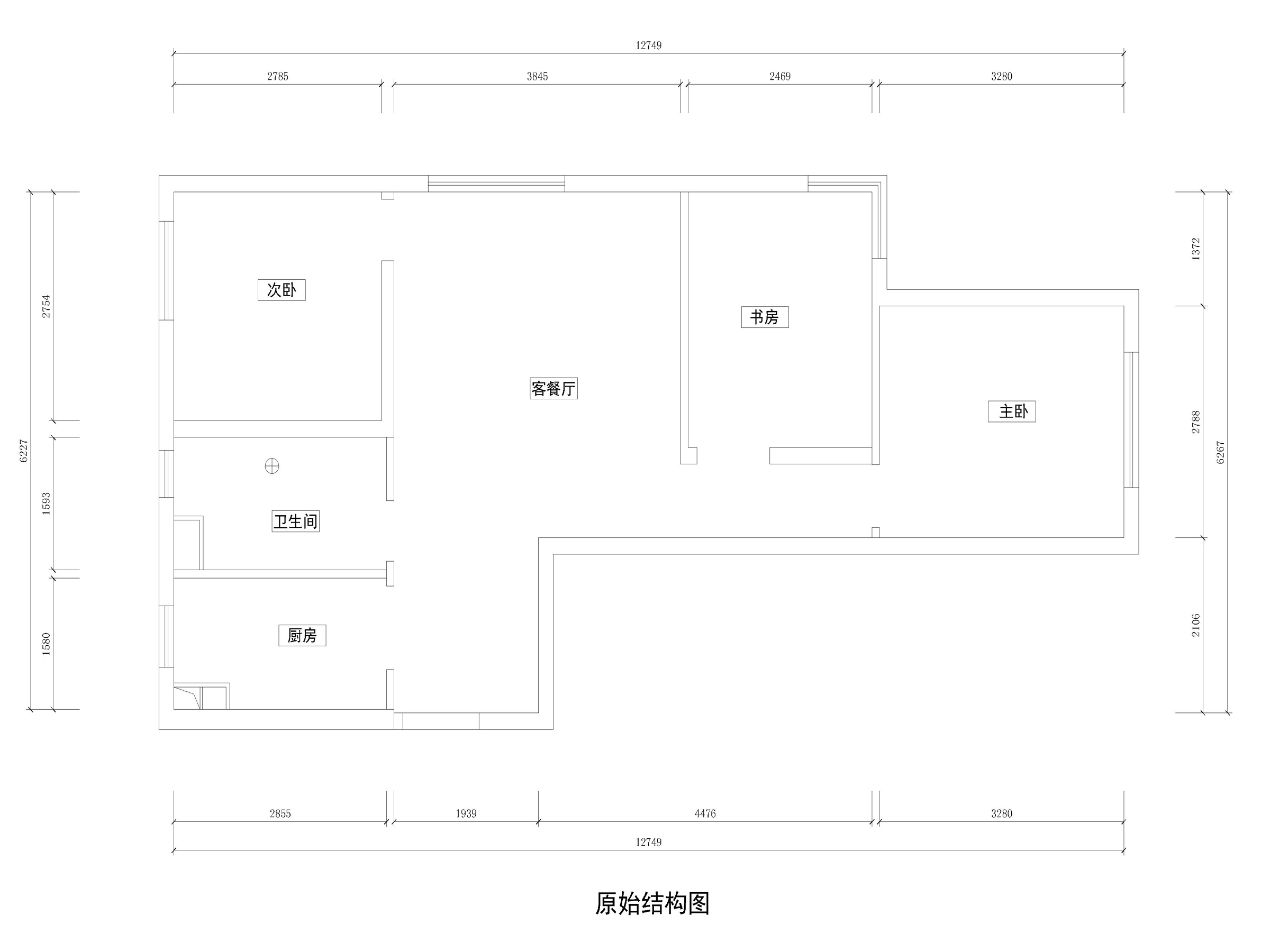 原始平面图