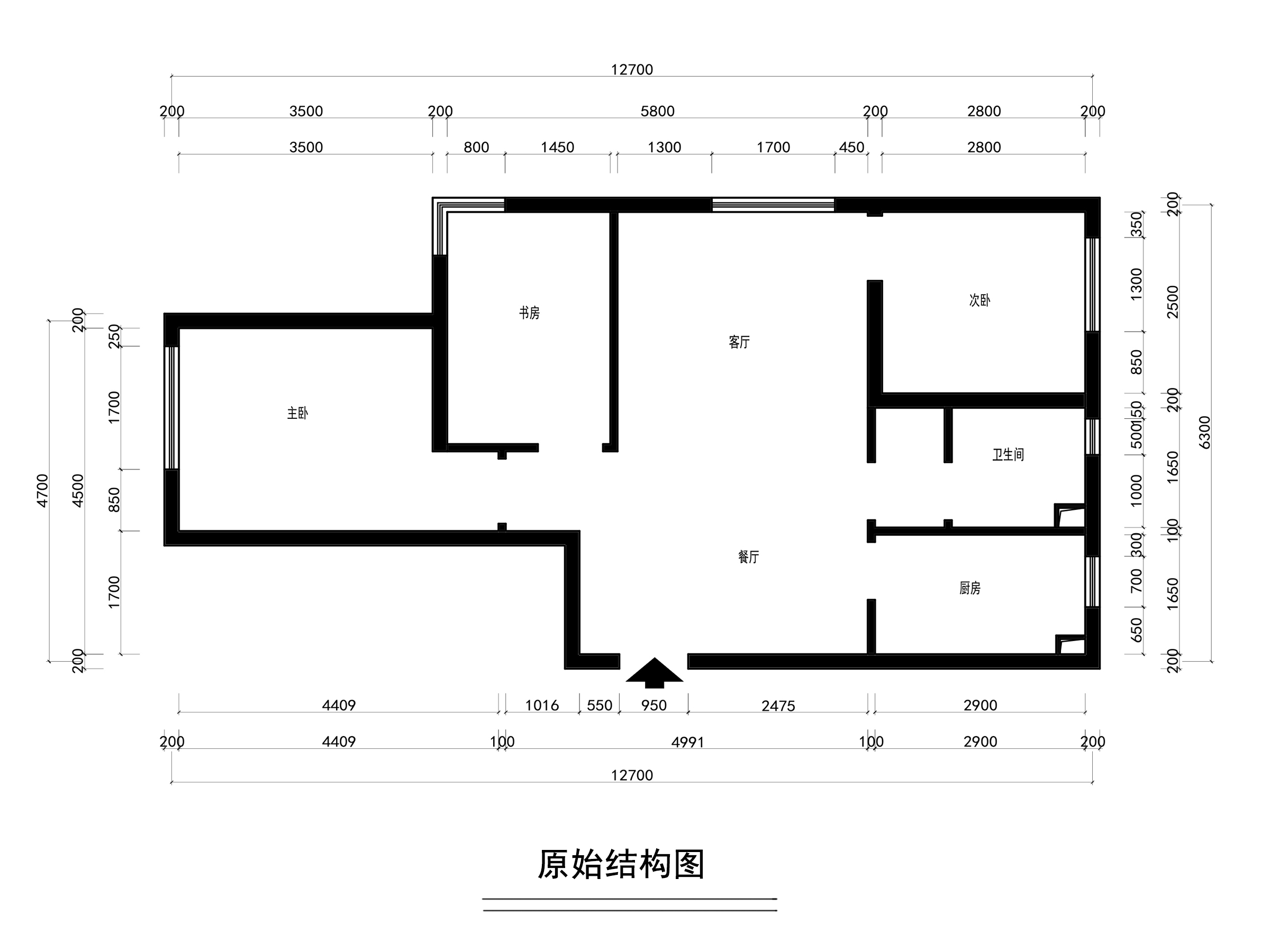 原始平面图