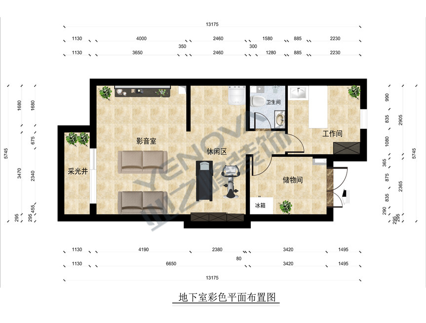 地下平面布置图