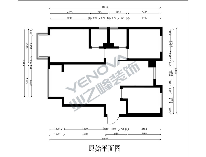 原始平面图