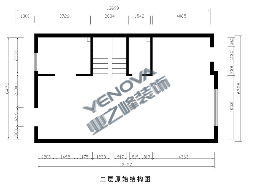 二层原始结构图