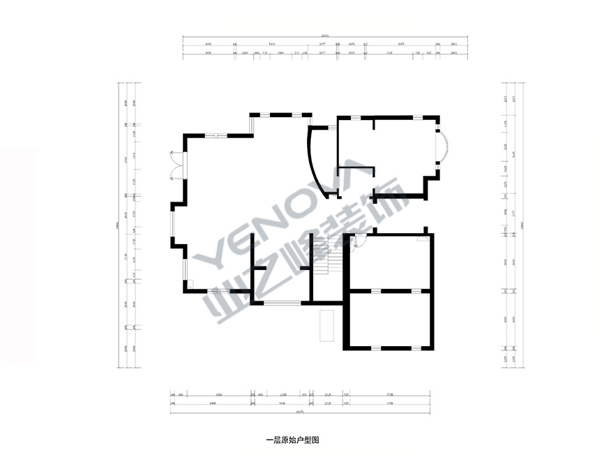 一层原始平面图