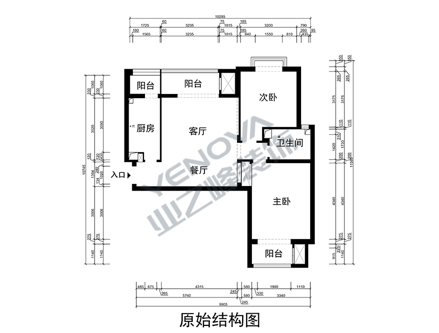 原始平面图