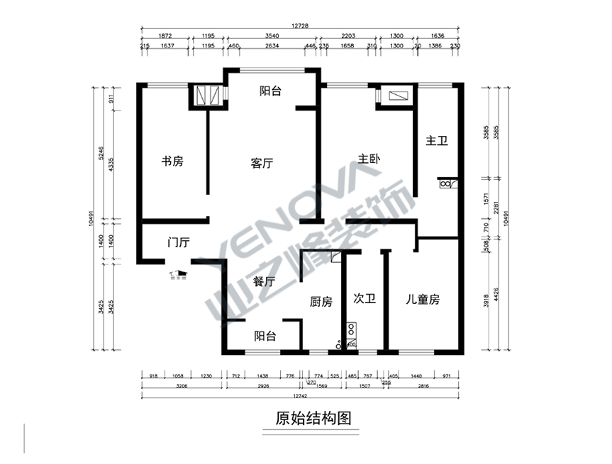 原始平面图