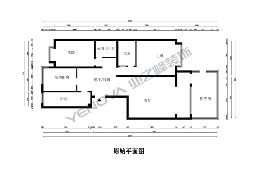 原始平面图