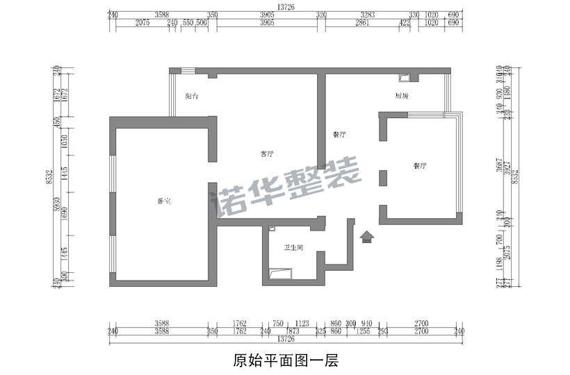 平面图一层