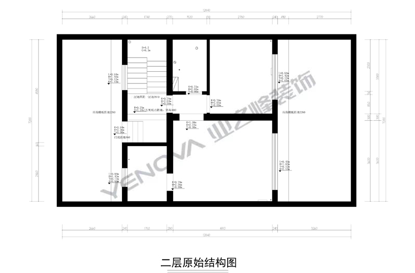 二层原始结构图