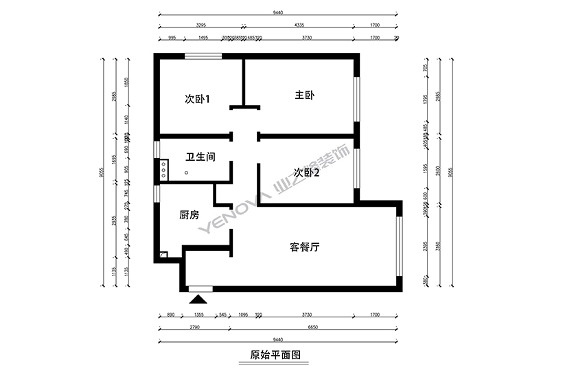 原始平面图