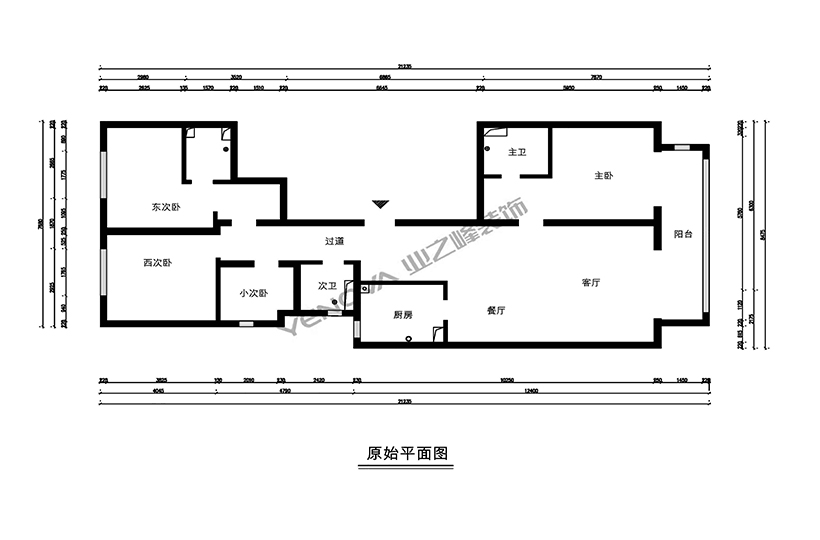 原始平面图