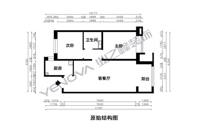 原始平面图