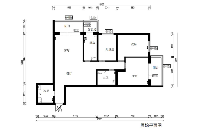 原始平面图