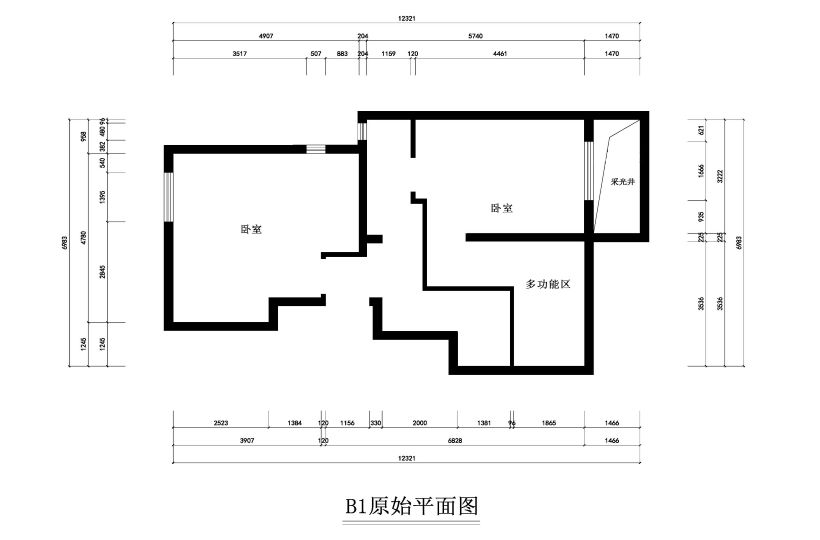 地下平面图