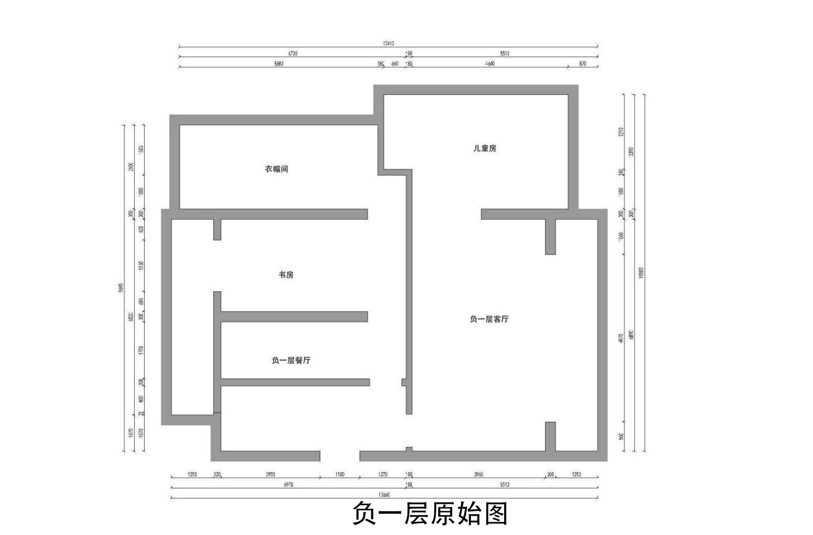 负一层结构图