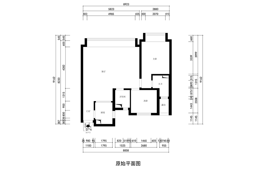 原始平面图