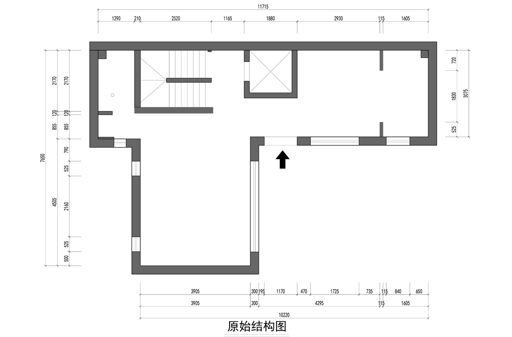 一层原始结构图