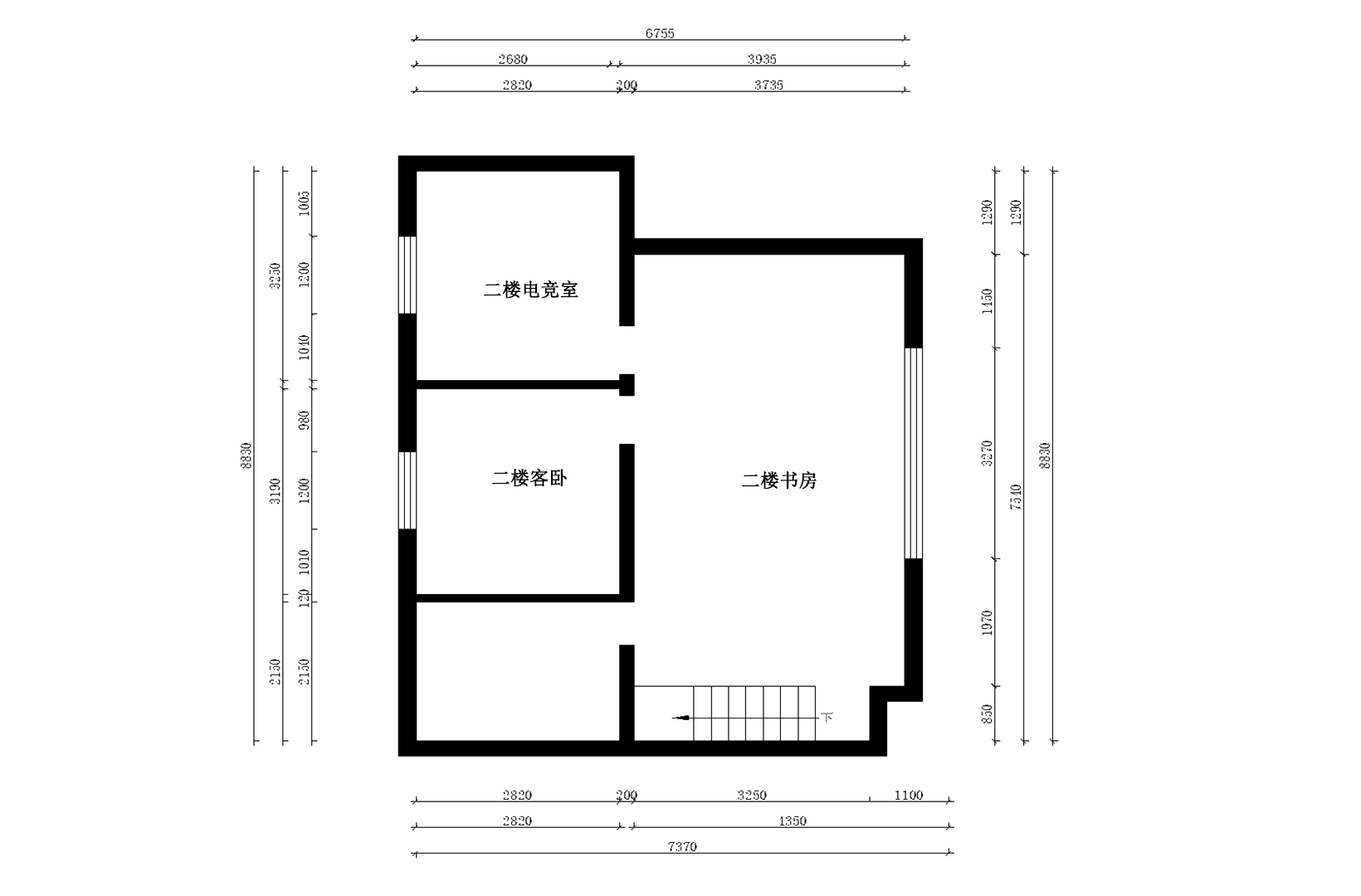 二层平面图