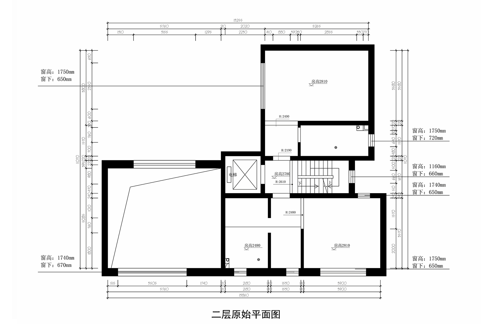 二层原始结构图