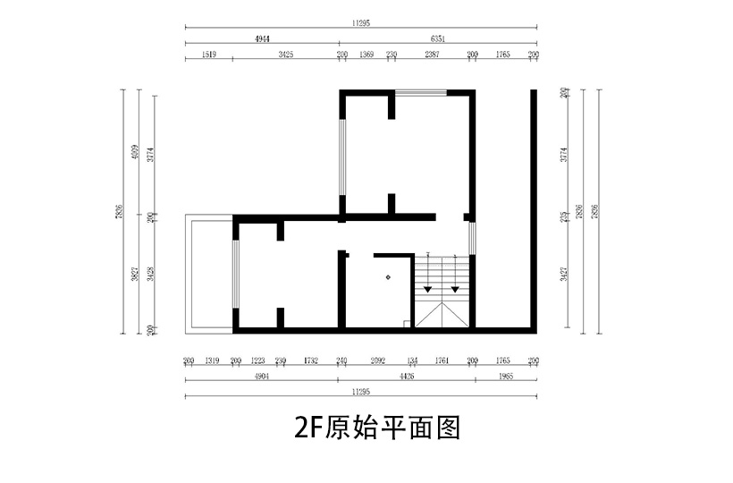 二层原始结构图