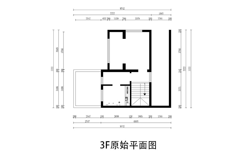 三层原始结构图