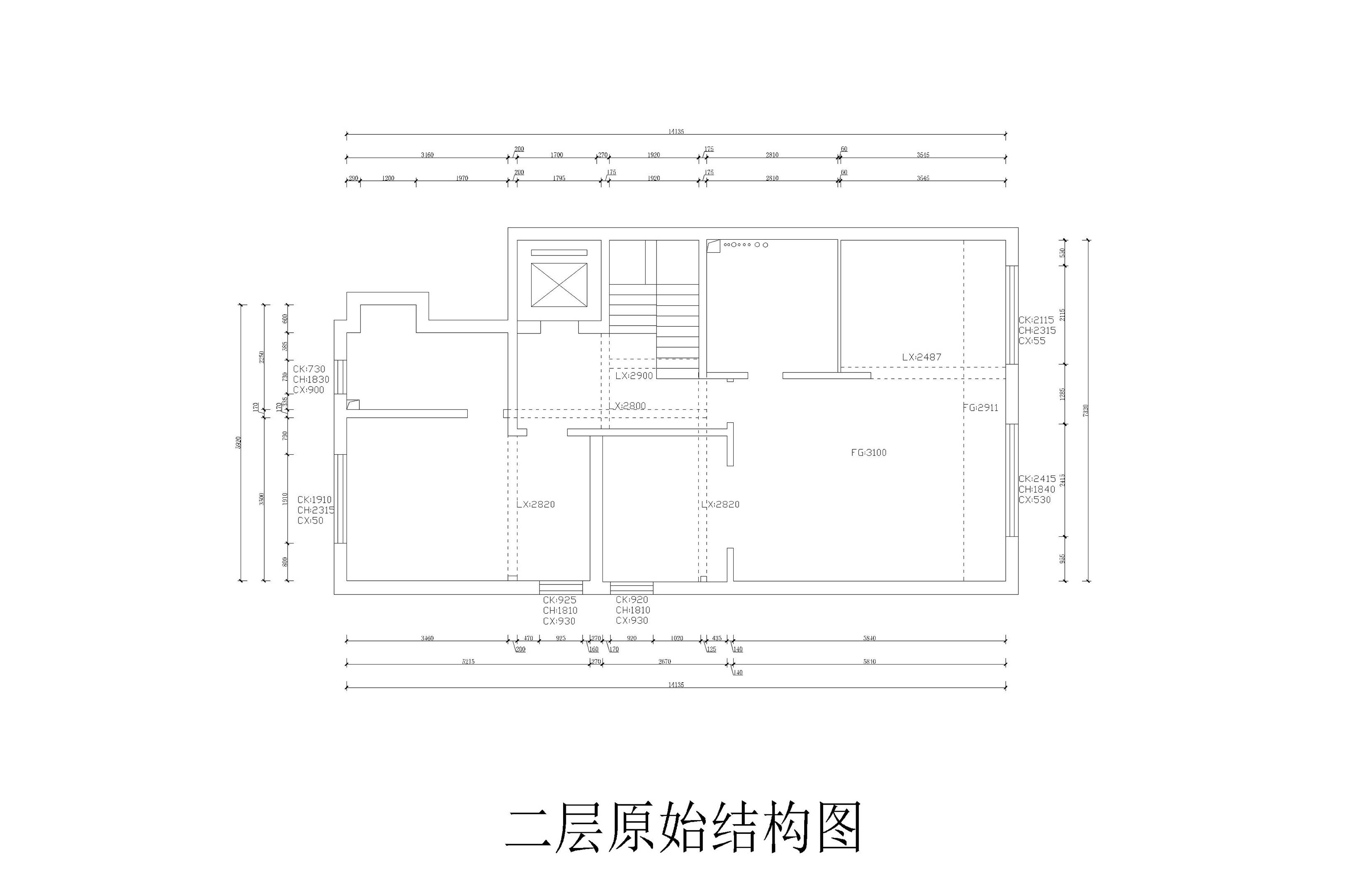 二层结构图