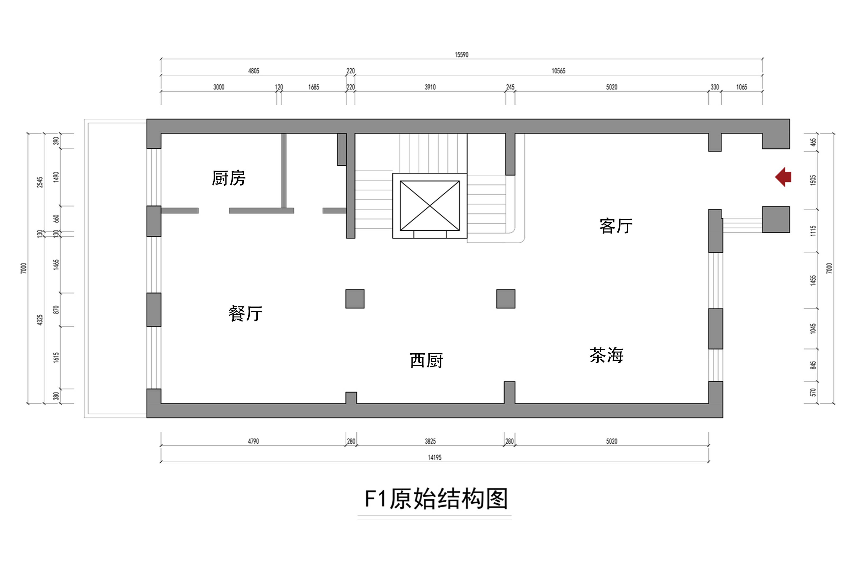 一层原始结构图