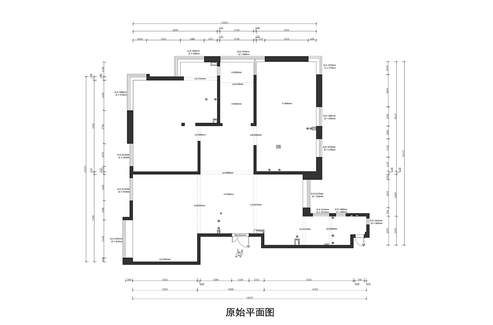 原始平面图