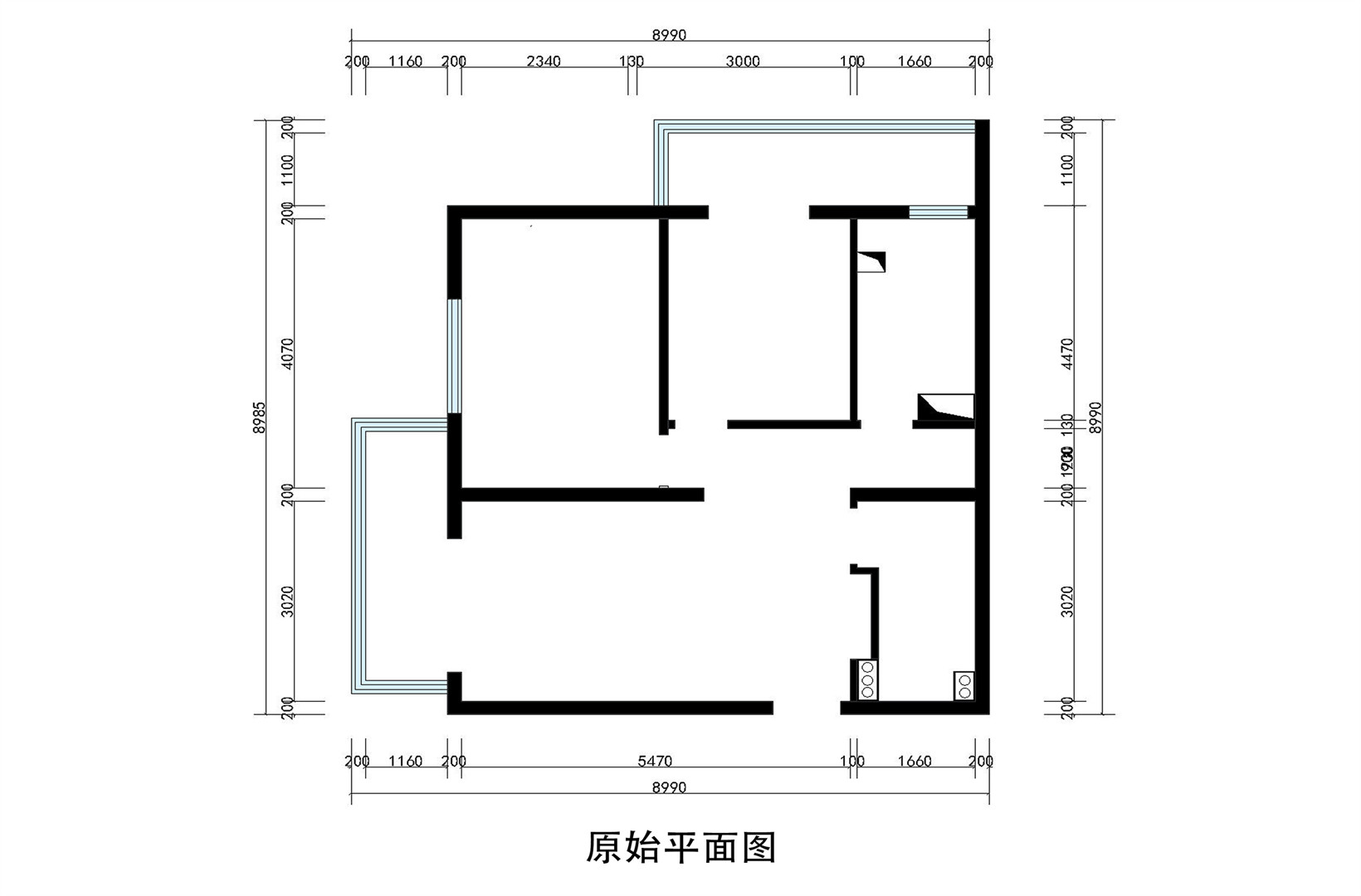 原始平面图