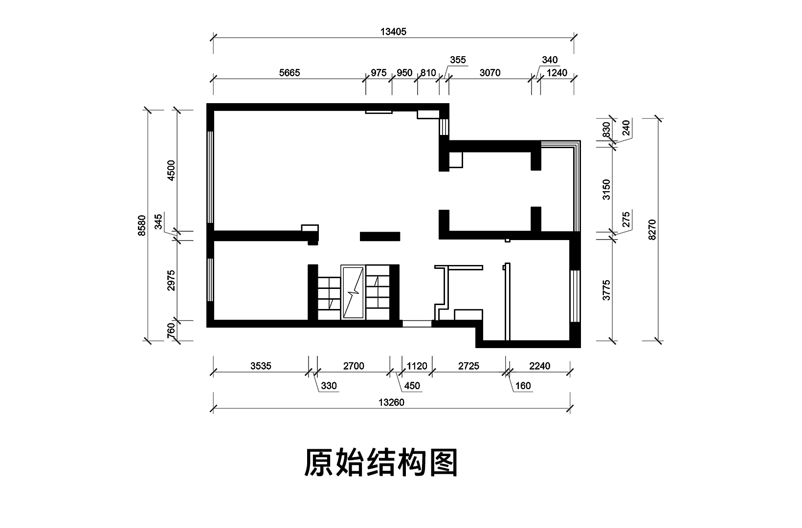 一层原始结构图